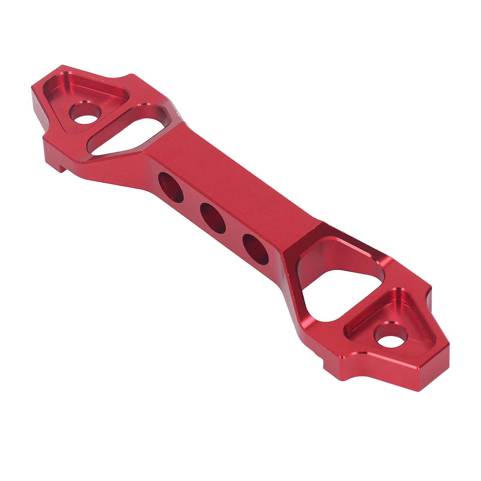 סוגר החזקת סוללה מחזיק סוללה לרכב מסגסוגת אלומיניום כבדה עם נירוסטה J בורג אדום 