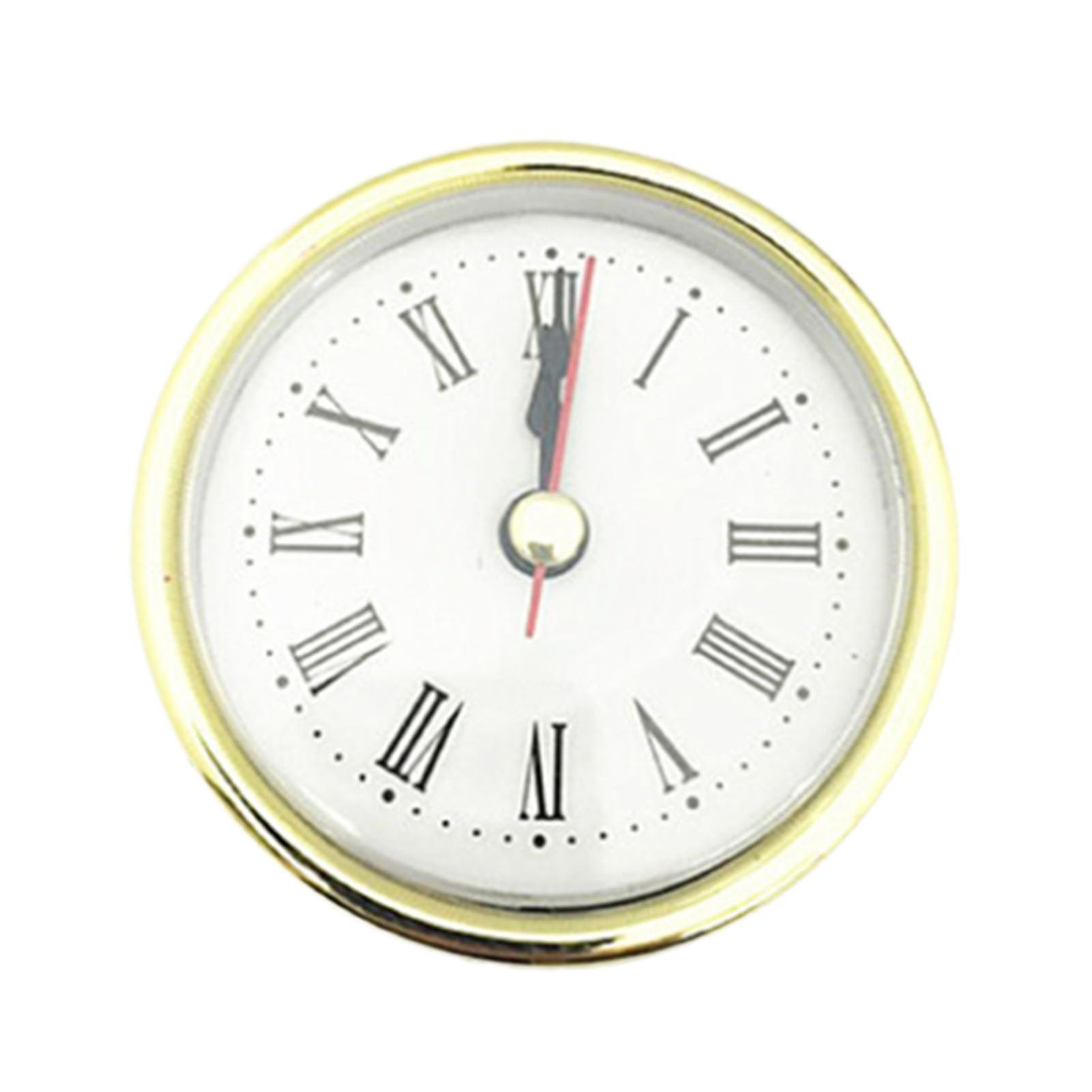 1 Set Insert Quartz Clock Eye-catching High Durability Plastic Mini Quartz Movement Clock Supplies for Home