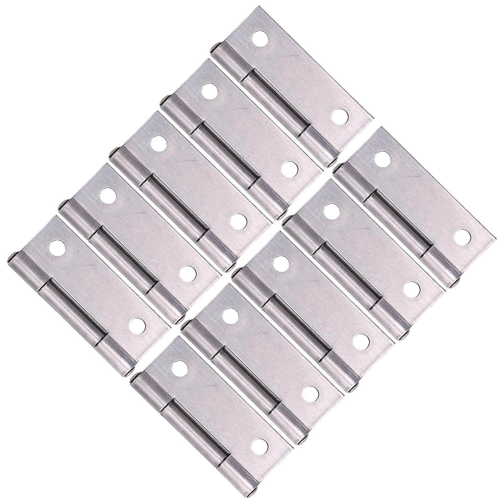 CYNCS 10Pcs 2in charnière 304 charnières à ressort en acier inoxydable accessoires de quincaillerie domestique pour porte