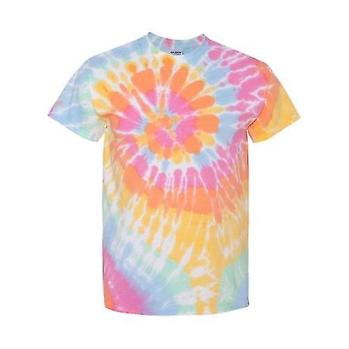 Dyenomite Multi-Color Spiral Tie-Dyed T-Shirt