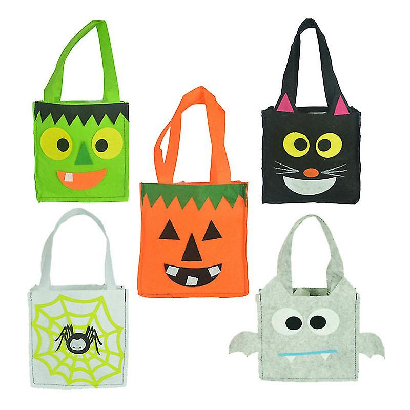 5pcs Halloween Candy Bag For Halloween Decorations