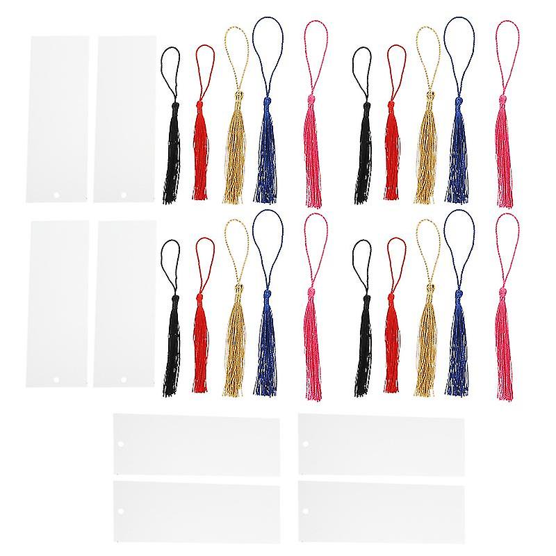 20set Transparent Acrylic Bookmarks