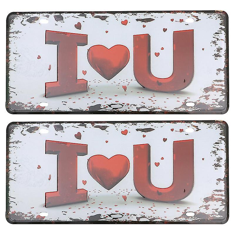 2pcs Iron Sheet Drawing