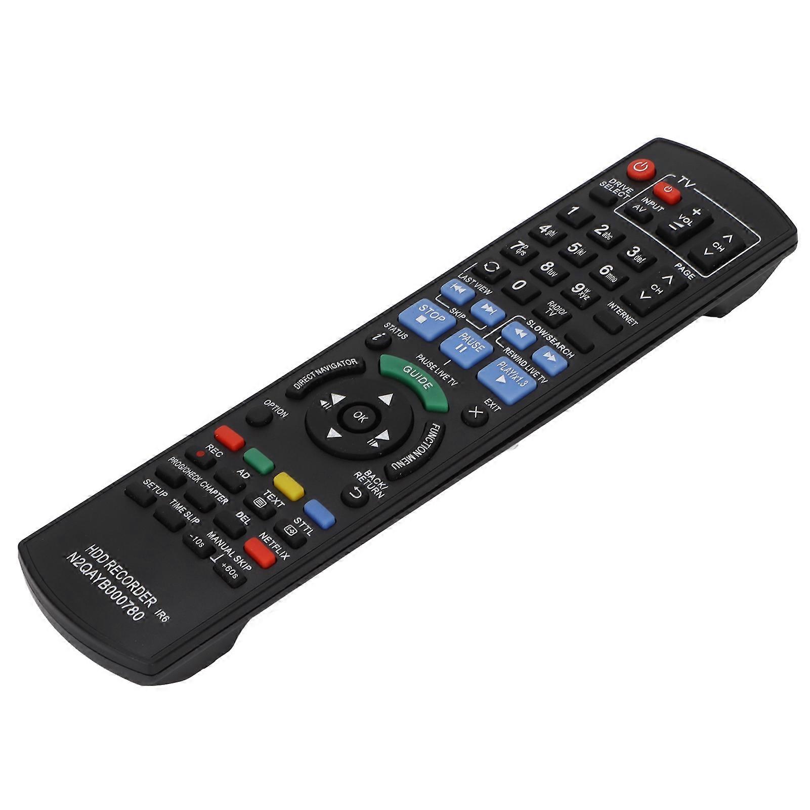 Remote Control for N2QAYB000780 DVD Player Black ABS Material
