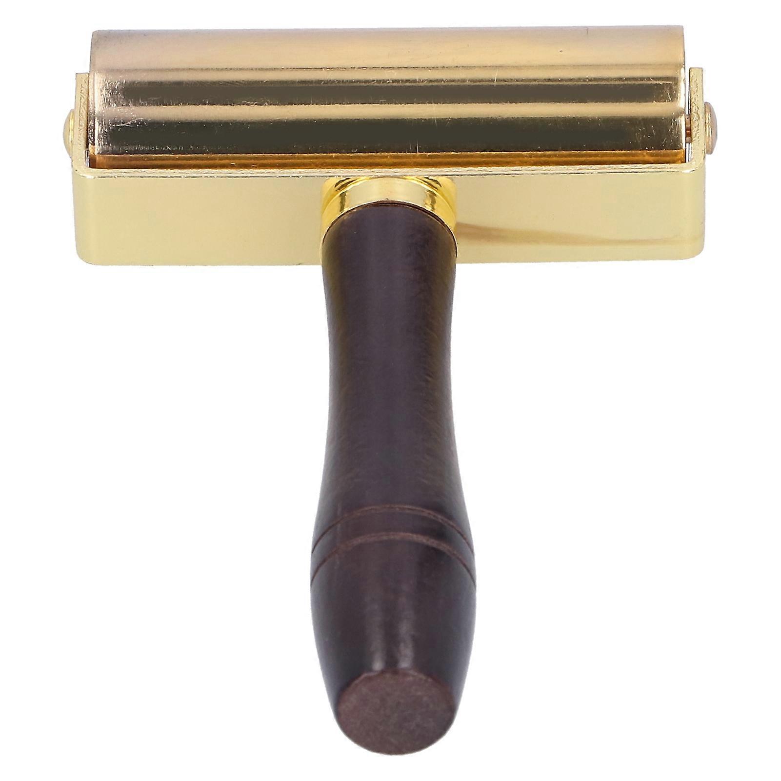 Leather Press Edge Roller Leather Rolling Wheel Laminating Roller DIY Accessories ToolL