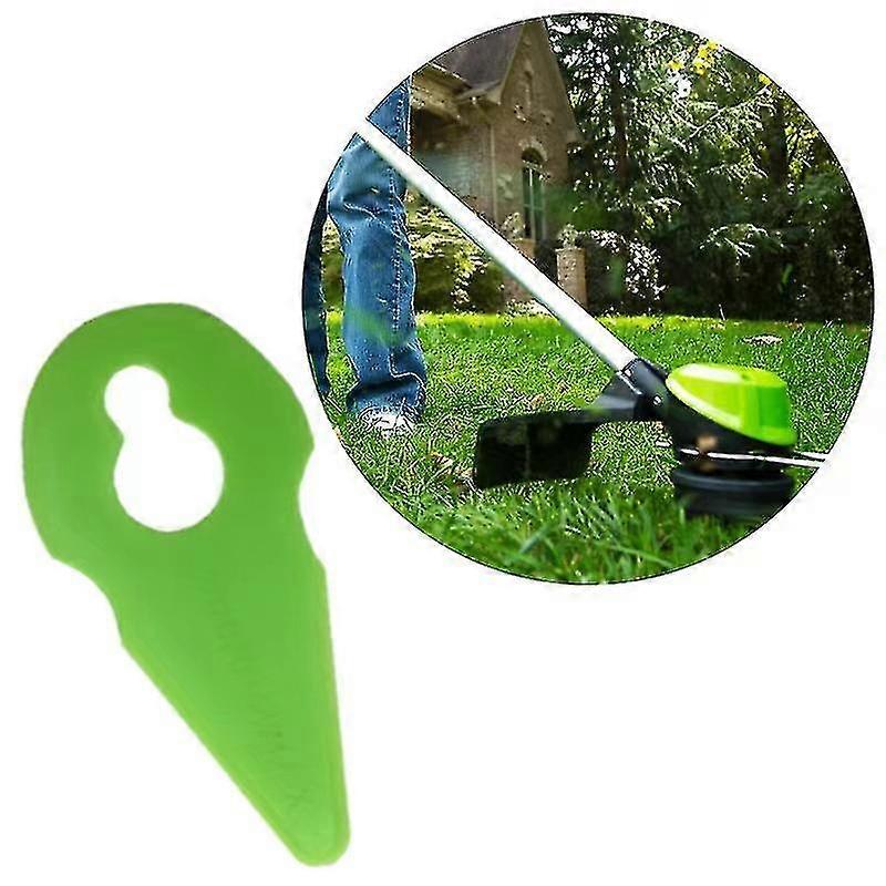 50pc/100pcs/500pcs For Suitable For Gtech Gt Series Lawn Mower L67 Green Lawn Mower Plastic Blade