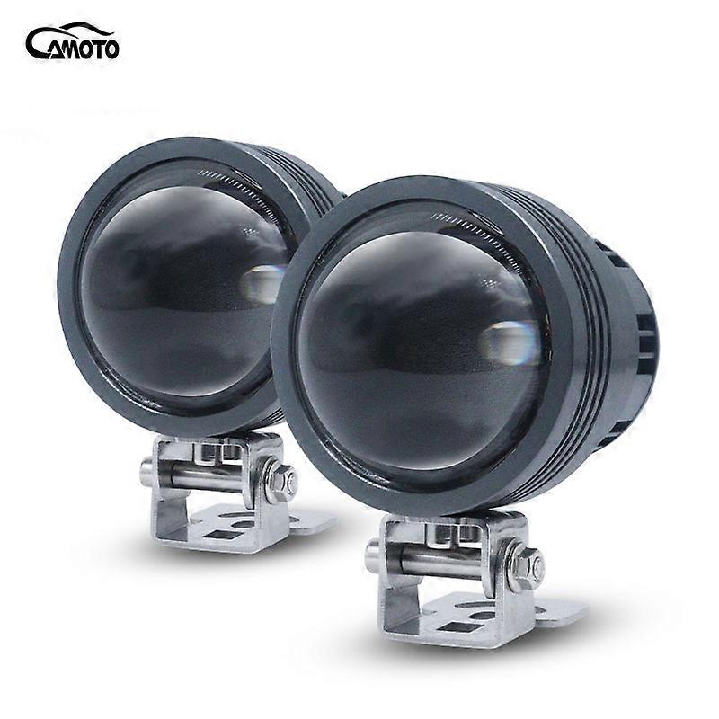 2pcs car fog lights LED angel eye daytime running lights 12v 24v suitable for retractable motorcycle fog lights high power truck