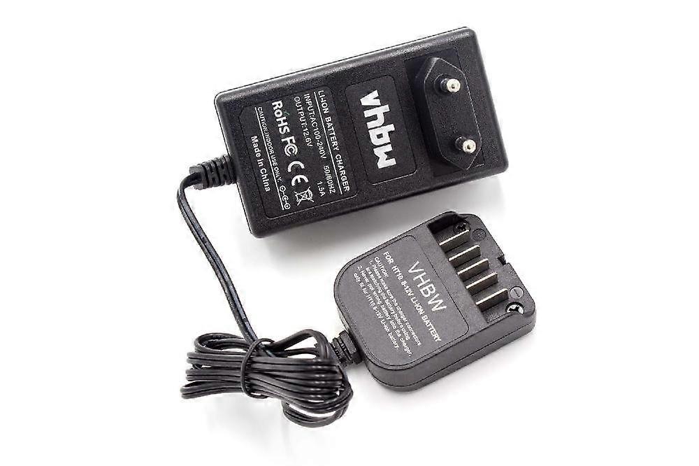 vhbw laddare kompatibel med Hitachi Hikoki DB3DL, DS10DFL, FCG 10DL, CR 10DL, CR10DL, DB 10DL, DB10DL, DS10DL, CJ10DL verktygsbatterier, 10,8 V