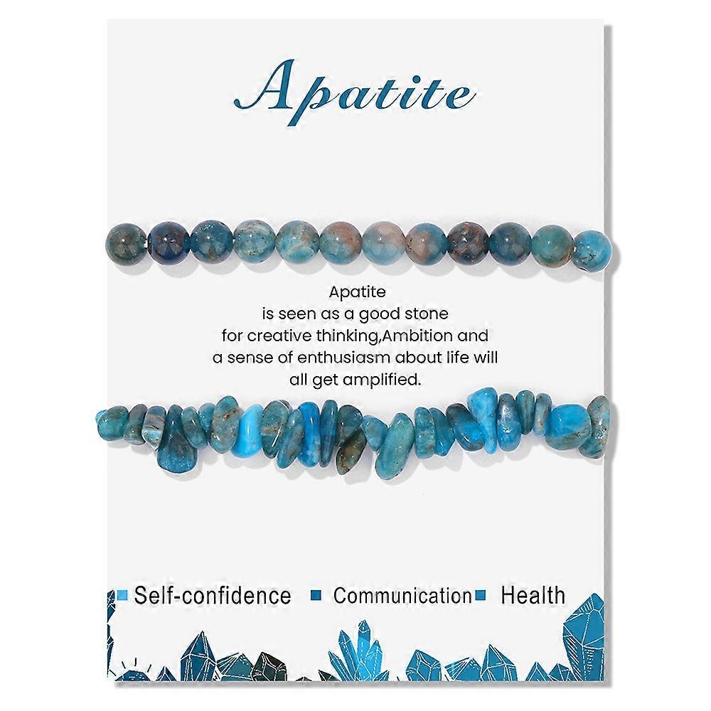 Bracelet-Apatite Beads-Tranquil Vibes