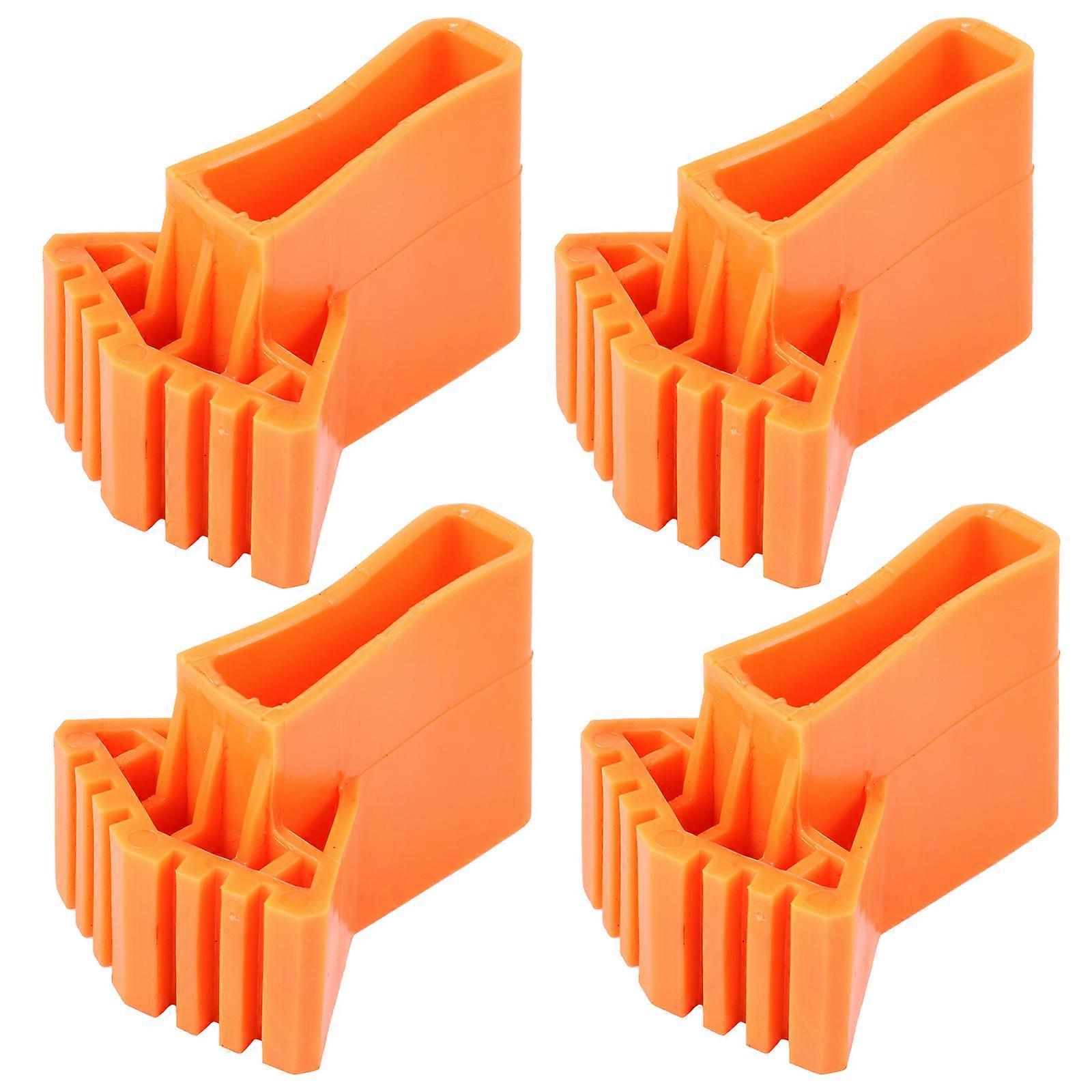 4 pezzi di piedini in gomma antiscivolo resistenti per scale, tappetini per piedini per scale, parti per scale