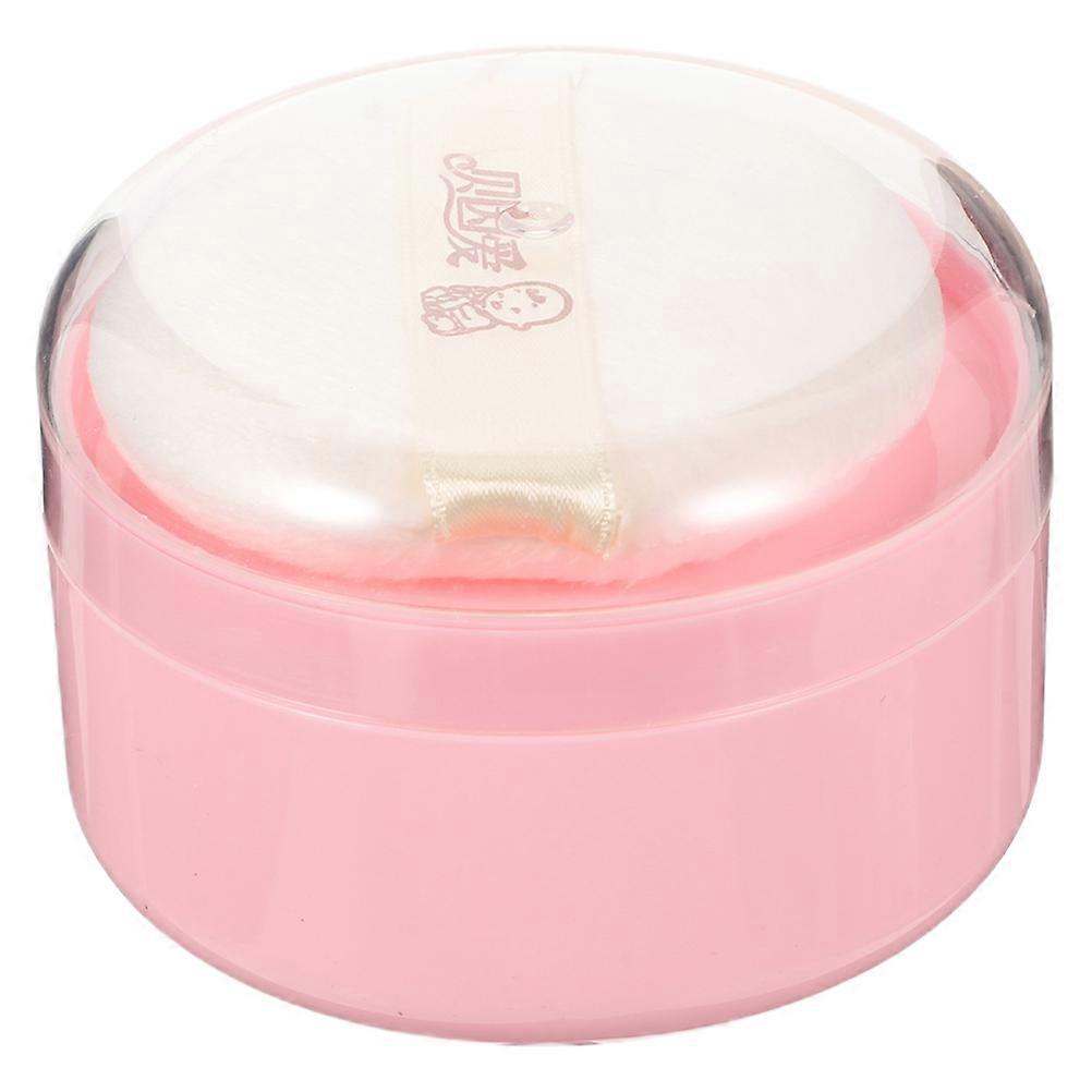Boîte de houppette de poudre pour le corps Récipient de poudre libre Porte-poudre portable pour bébé avec houppette
