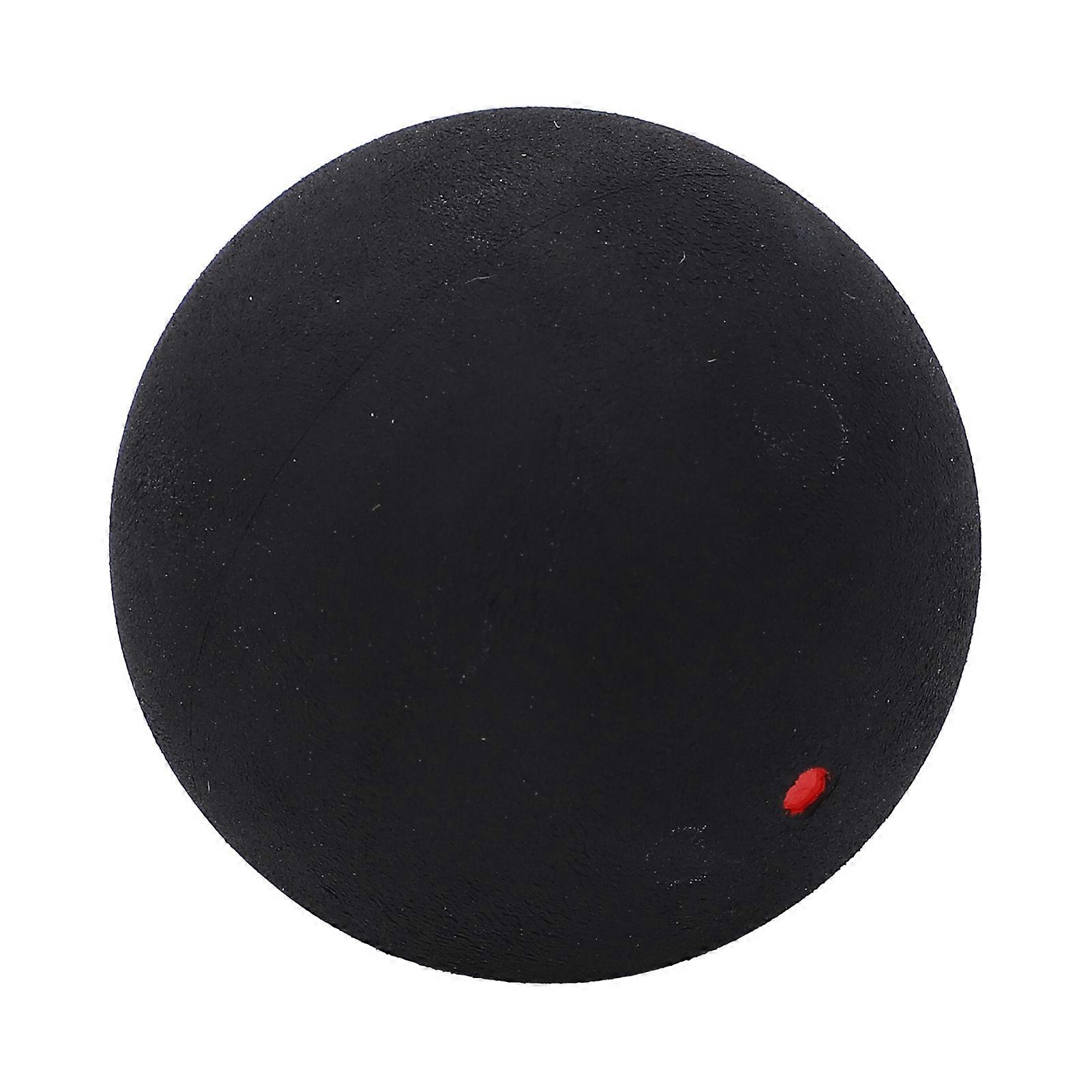 37mm Single Dot Squash Balls Rubber Squash Racket Balls For Beginner Competition Trainingsingle Red Dot(large Elasticity)