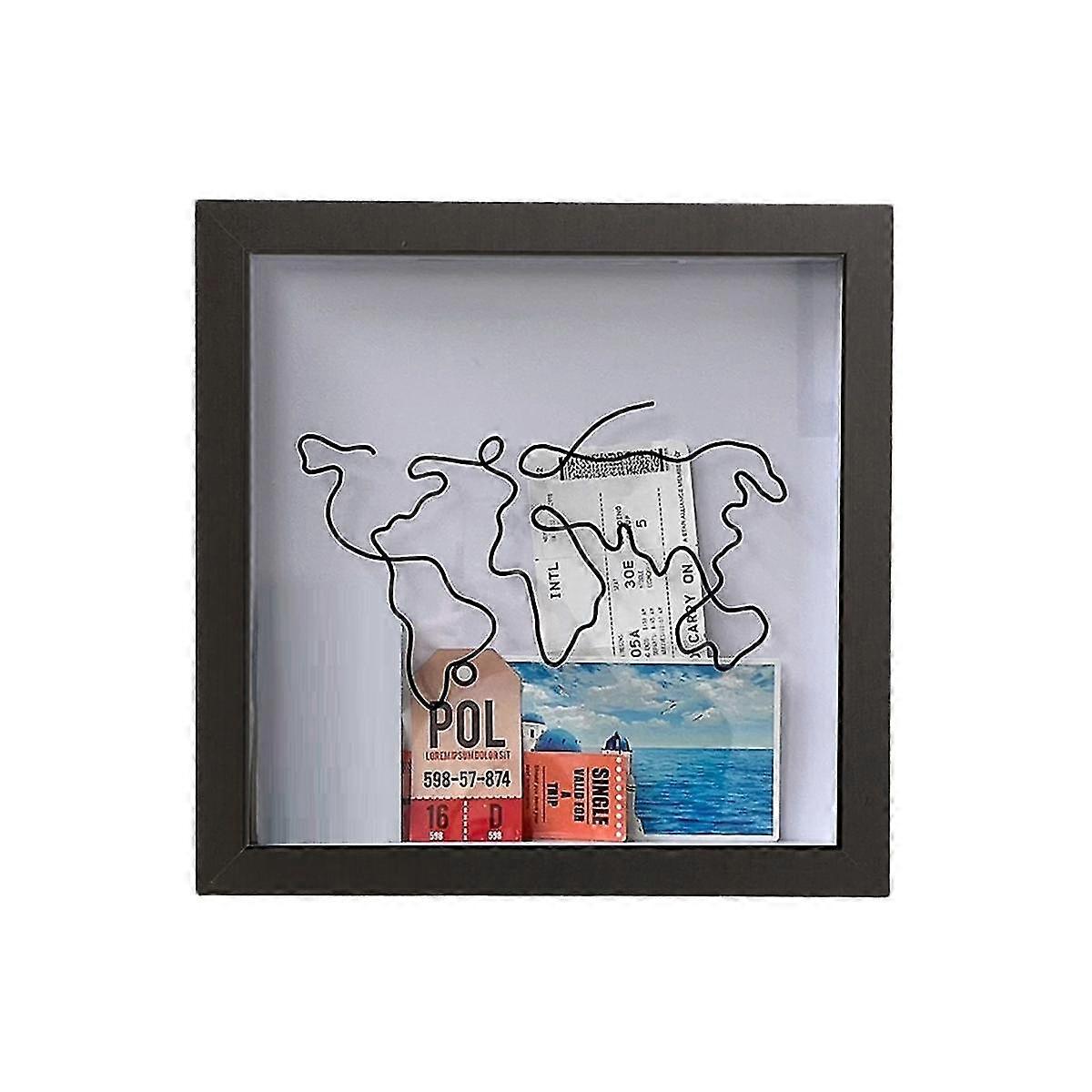 Adventure Archive Box, Travel Shadow Box, Ticket Shadow Box με υποδοχή, Κουτιά μνήμης για αναμνηστικά-α