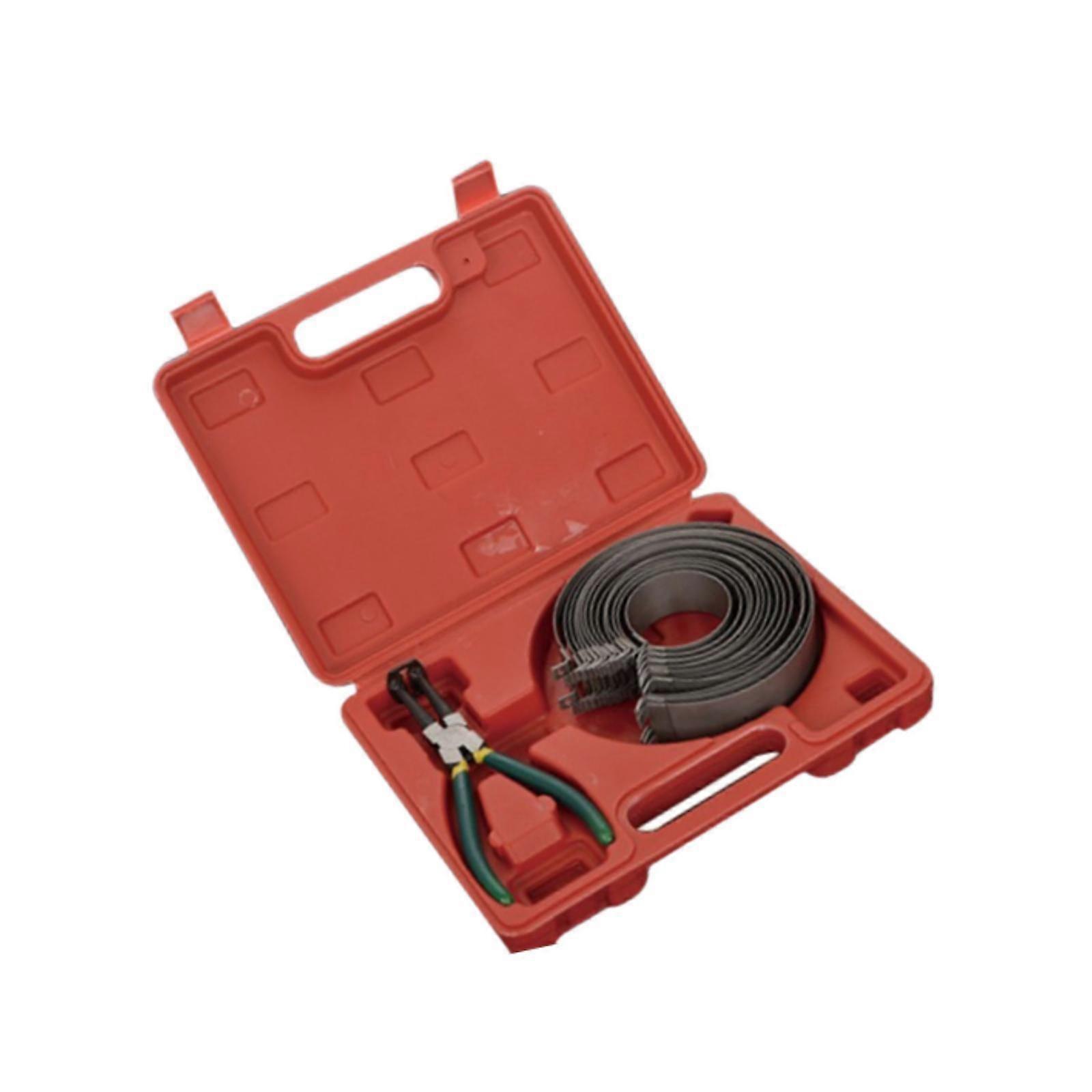 Ensemble d’outils de compresseur de segment de piston Outil de retrait portable 62-140mm pour la réparation