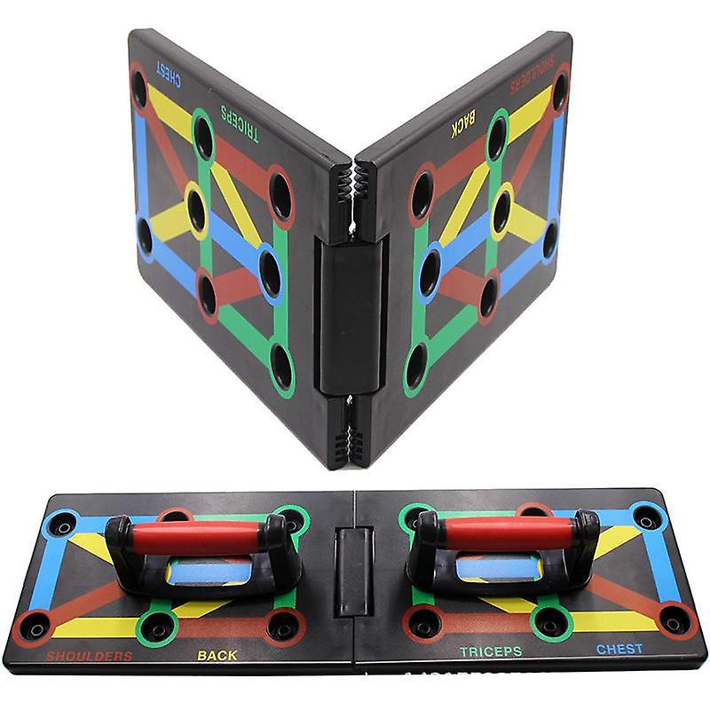 Folding Push Up Rack Board Muscle Training Push-ups Stand Men Body Building Fitness Exercise Tool