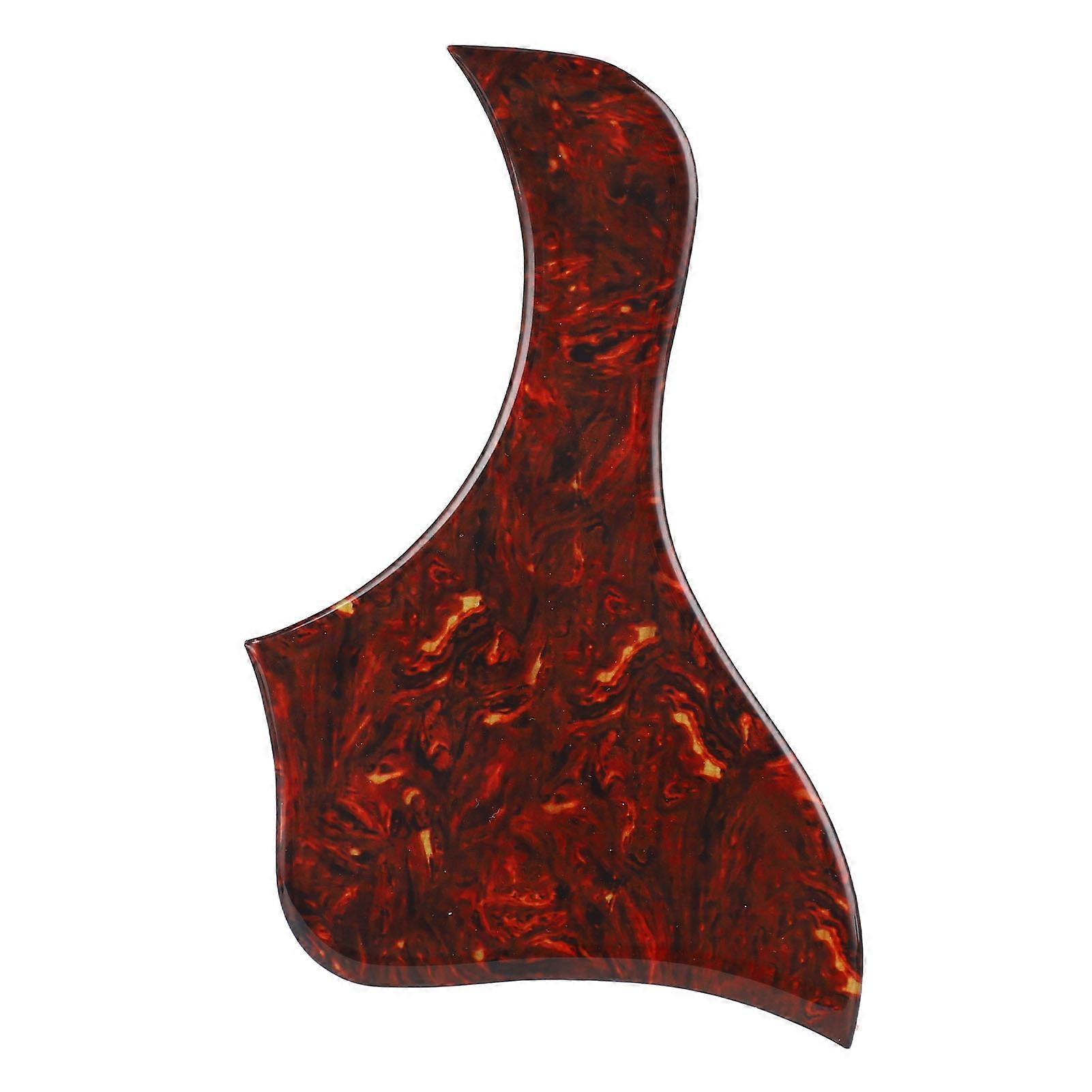 Gitarrplektrumskydd repskydd dekorativt förtjockat PVC-skydd för akustisk gitarr