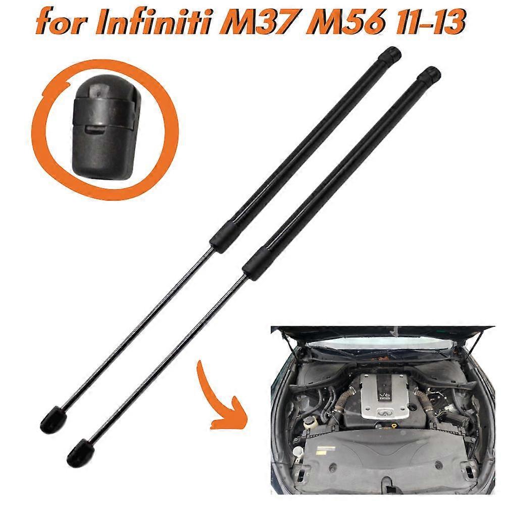 Qty(2) Front Bonnet Engine Hood Gas Strut for Infiniti M37 M56 M35H 2011-2013 for Q70 Q70L