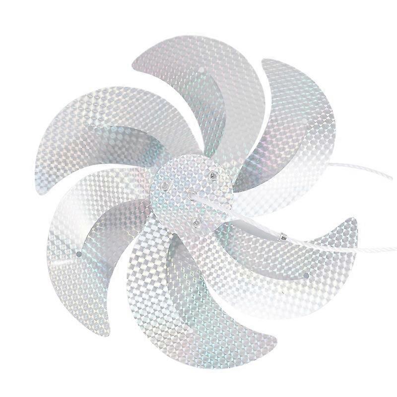 Outdoor bird driving windmill