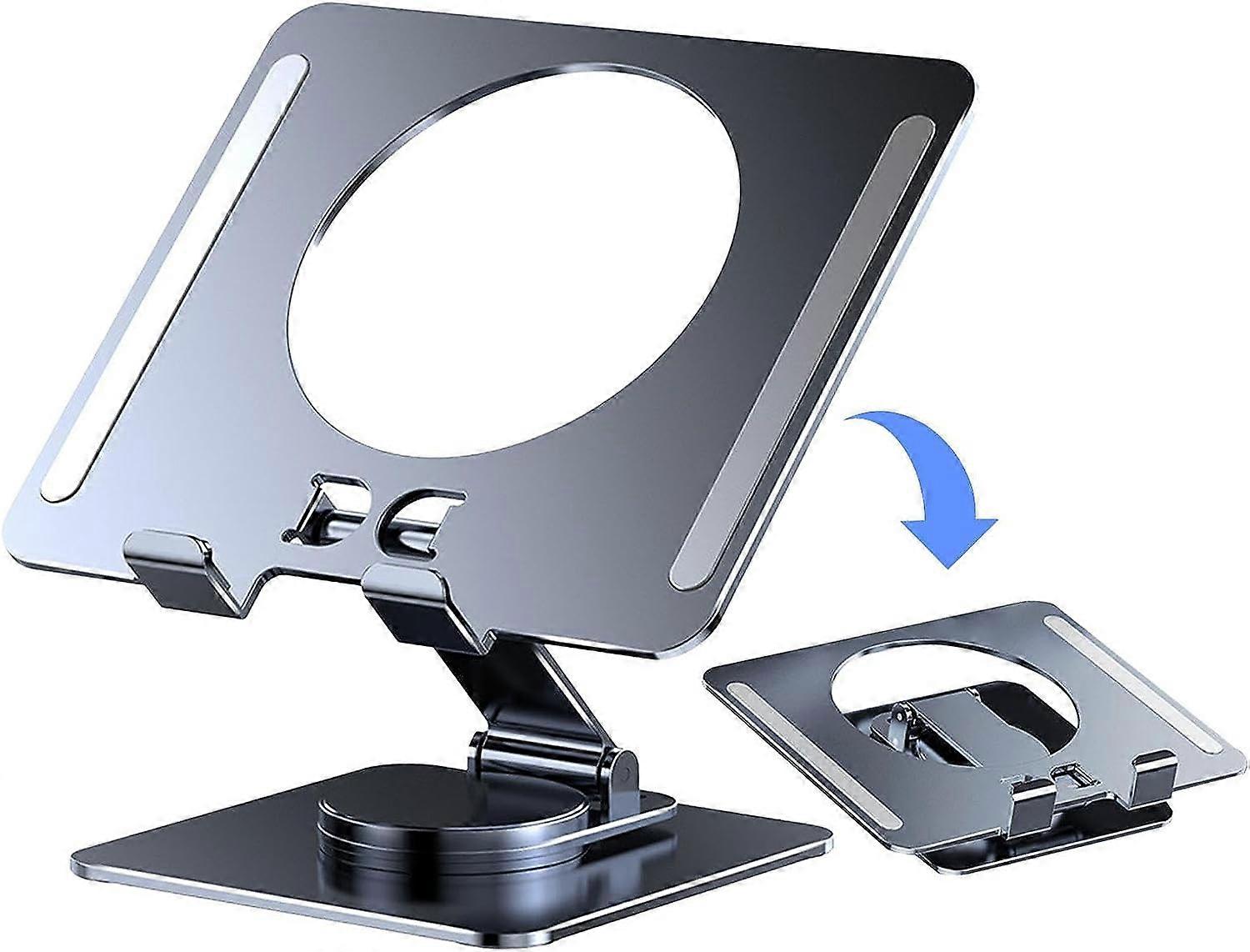 Rotating Tablet Stand - Rotating Holder Tablet Bracket With 360 Degree Rotation Adjustment Silicone Pad Design Fine Polishing Bottom Space Design for 