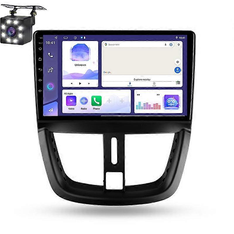 راديو الروبوت لبيجو 207 2006 - 2015 نظام تحديد المواقع نظام تحديد المواقع الملاحة ستيريو وحدة رئيس داش كاربلاي