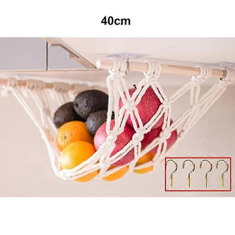 Vegetable Fruit Hammock Convenience Under Cabinet Hanging Fruit Basket Hanging Storage