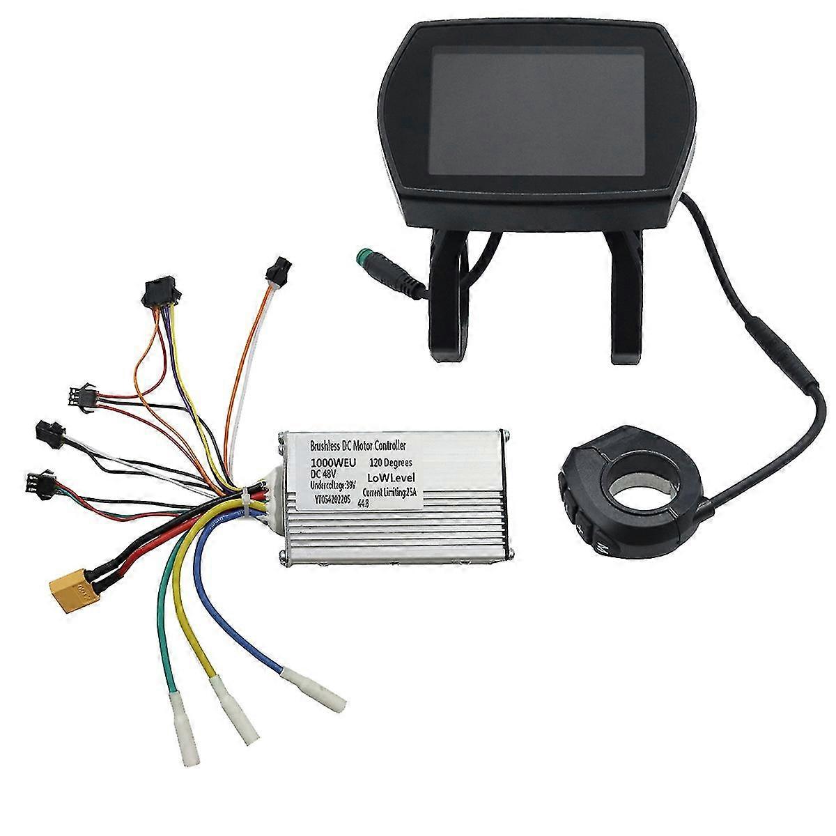 48V 25A 1000W Electric Scooter Controller Kit with Display Scooter Dashboard for G2 Pro Electric Sc-Yvan