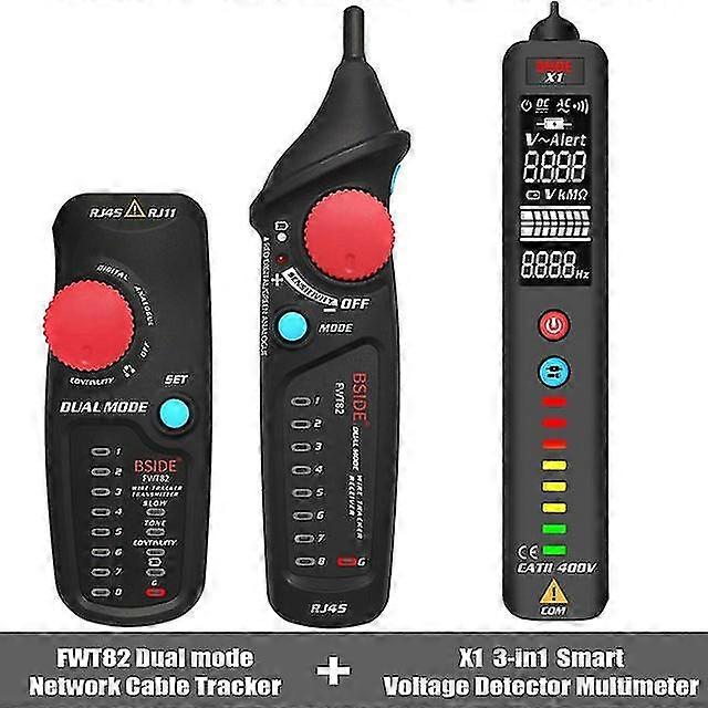Network cable tracker fwt series rj11/rj45/cat5/cat6 telephone wire tracer toner ethernet lan tester detector line finder
