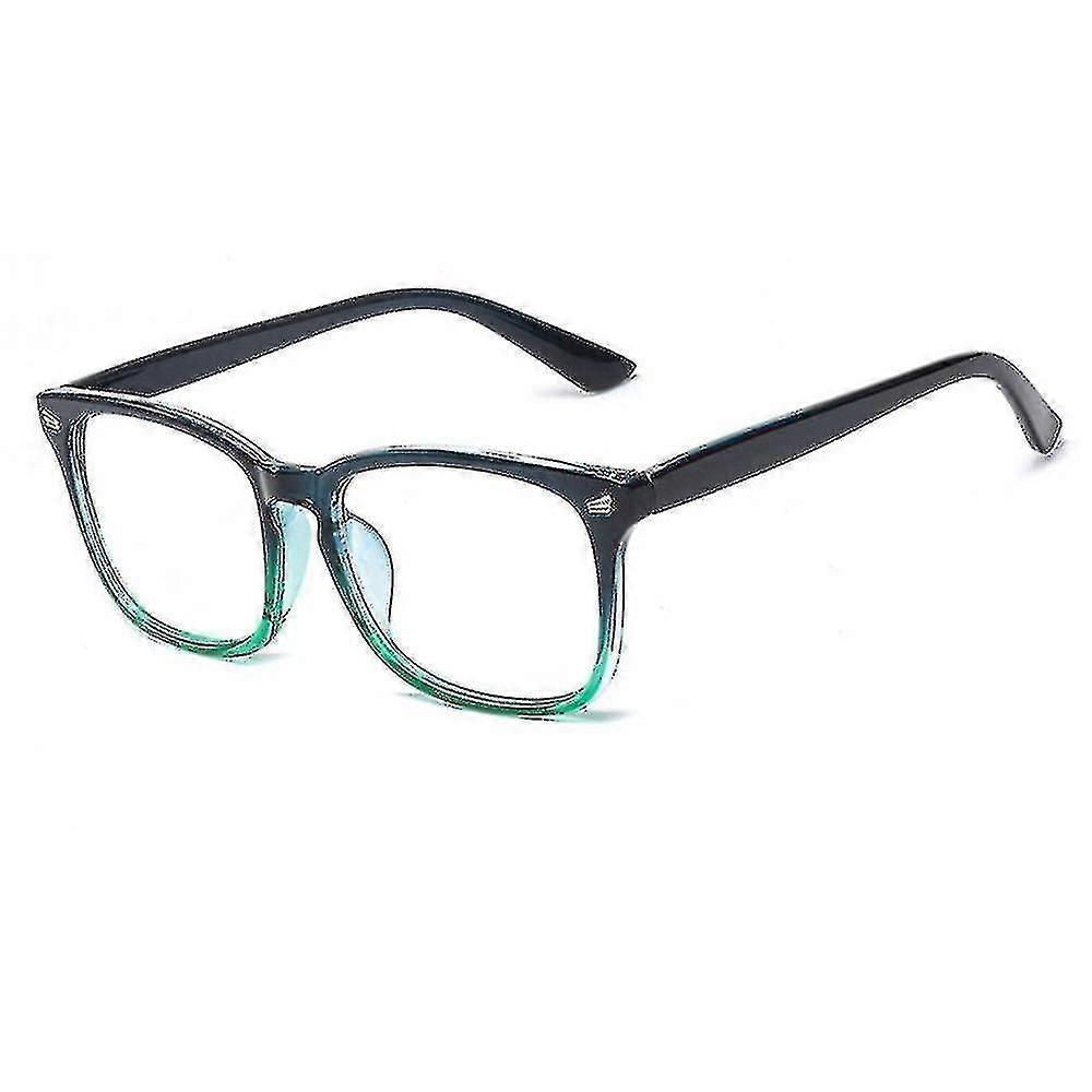computer eye protection flat glasses(green)