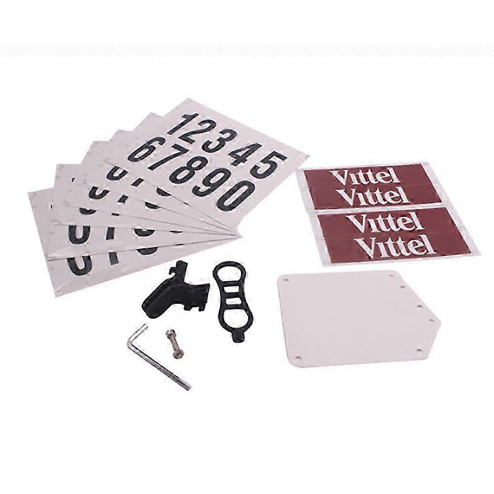 Number Plate + Bracket Set Quick Buckle Mountain Road Folding Bicycle Number Plate