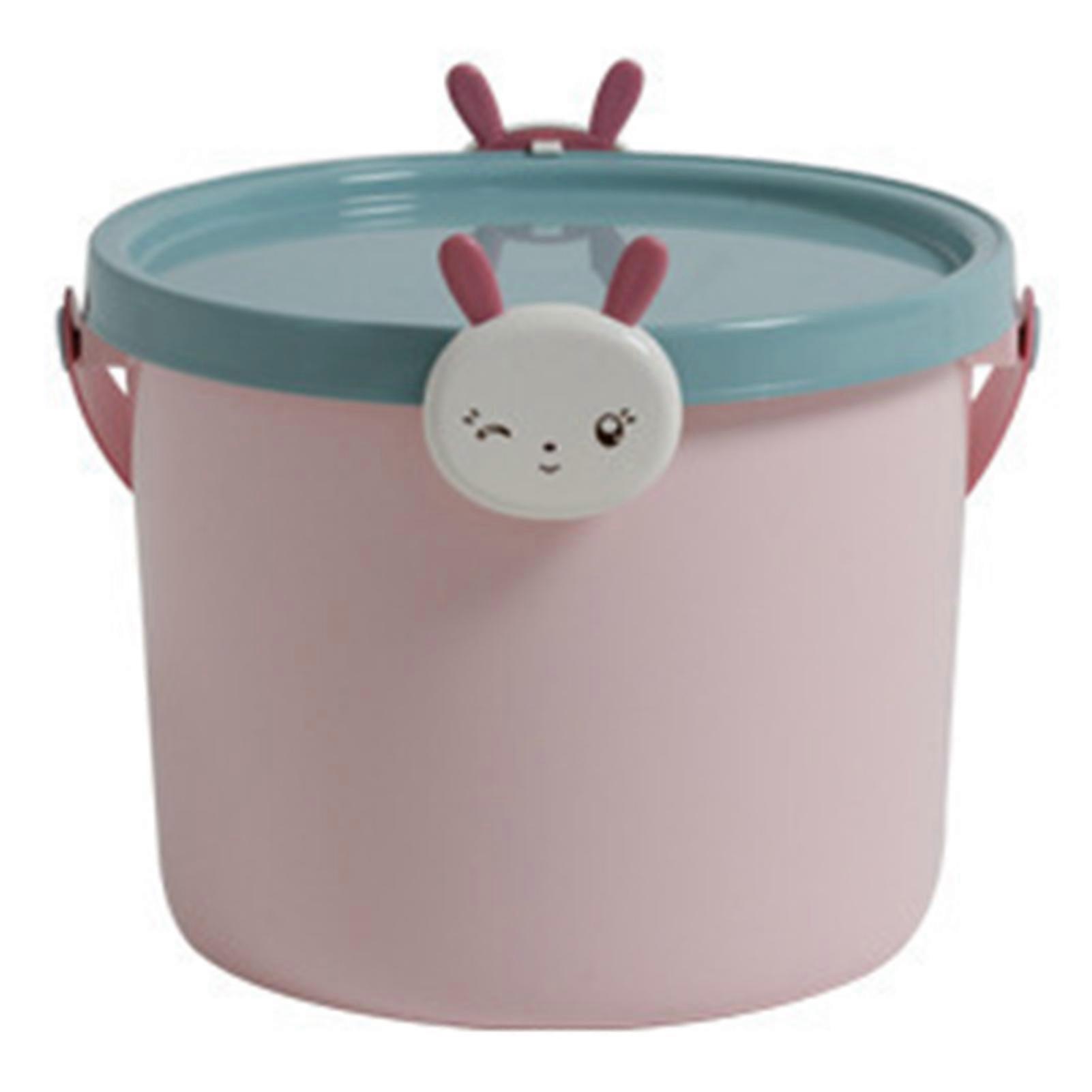 Mini Portable Storage Bucket Durable Stable Storage Bucket for Kitchen Bathroom Pantry