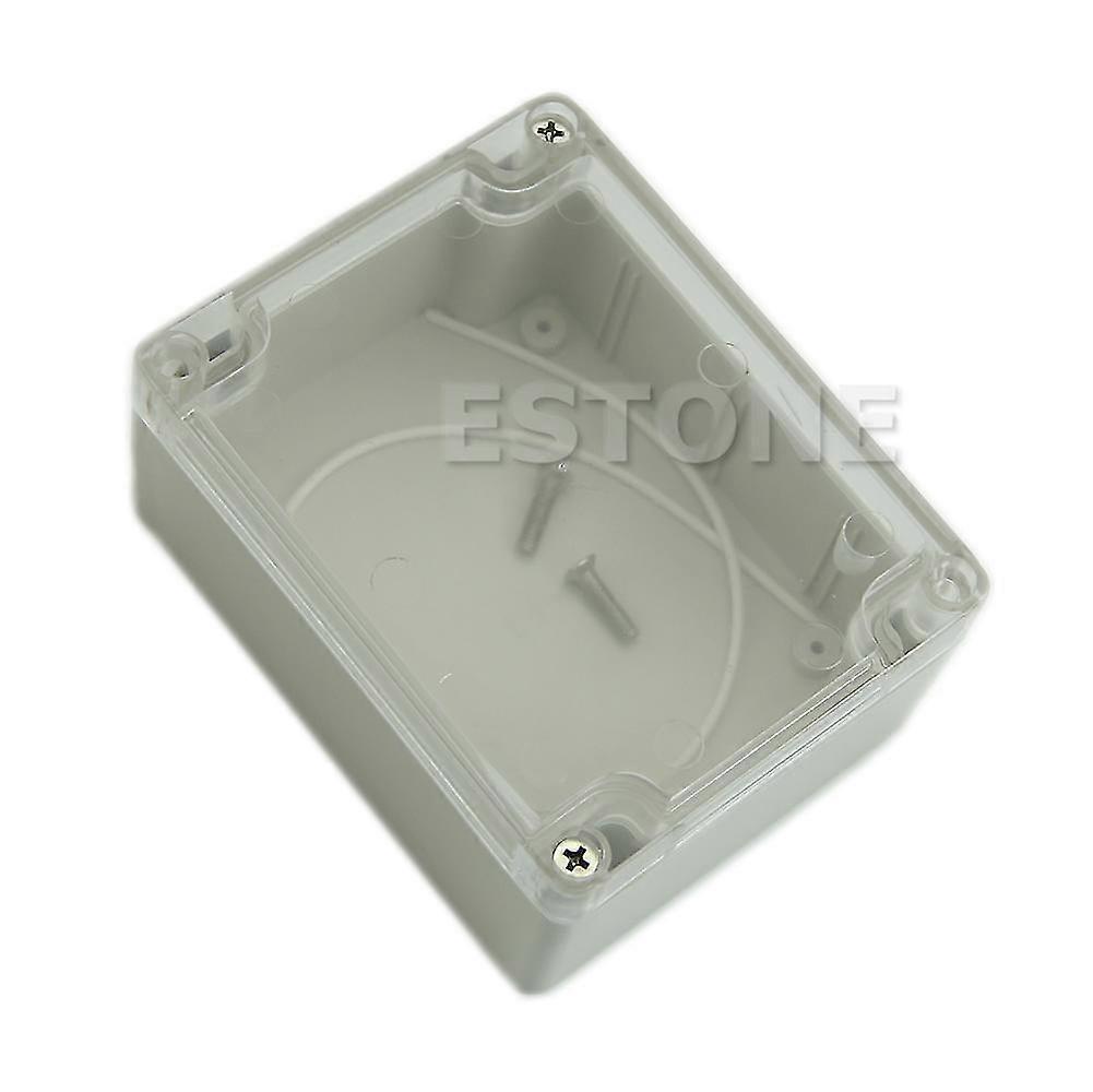 Diy Junction Box W/clear Cover Electronic Project Instrument Case Waterproof