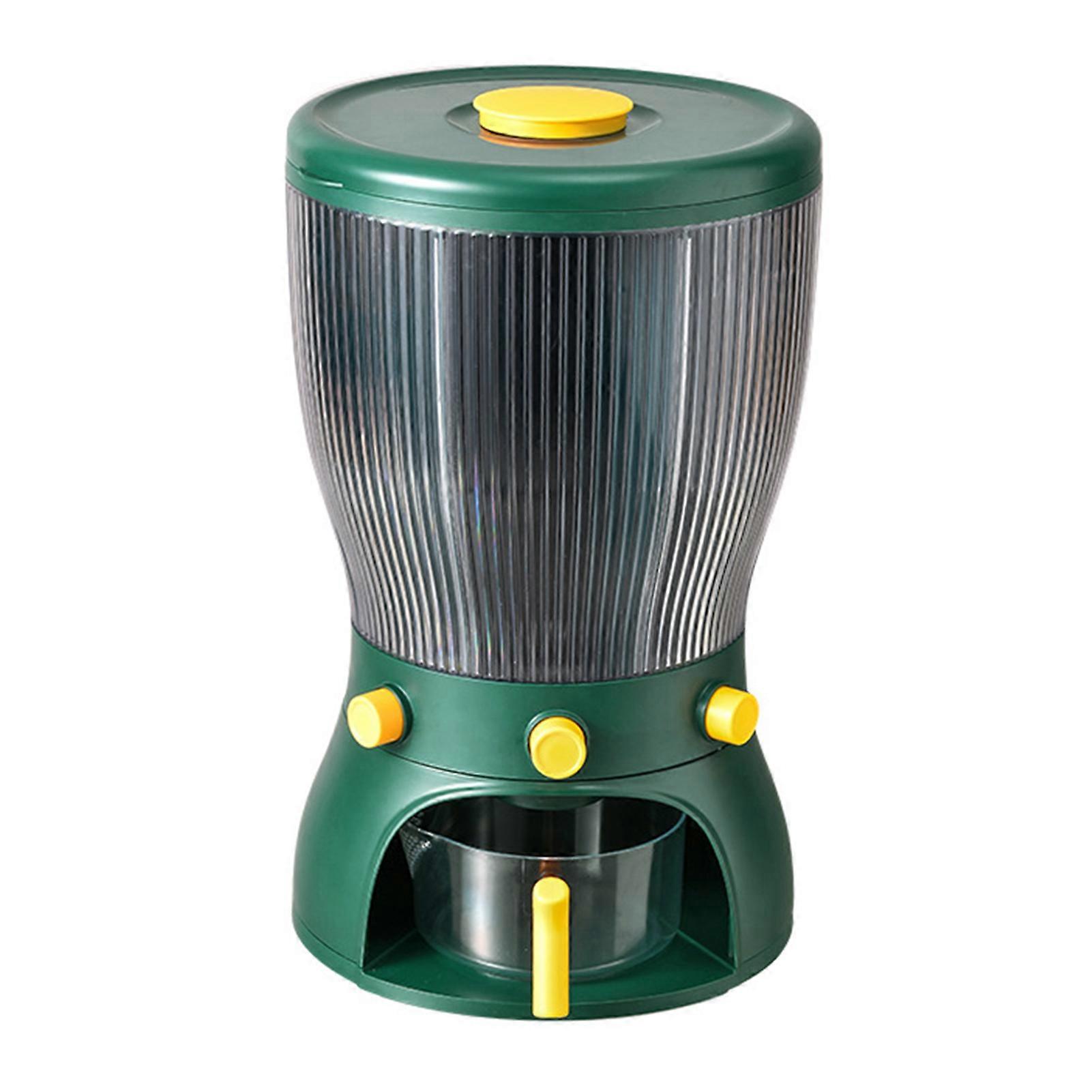 Rotating Grid Rice Bucket Large Capacity Sealed Grain Storage Box Practical Kitchen Accessories New