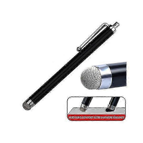 2er-PACK Hochempfindlicher Stift / Touchpen / Stylus Handy & Tablet Schwarz