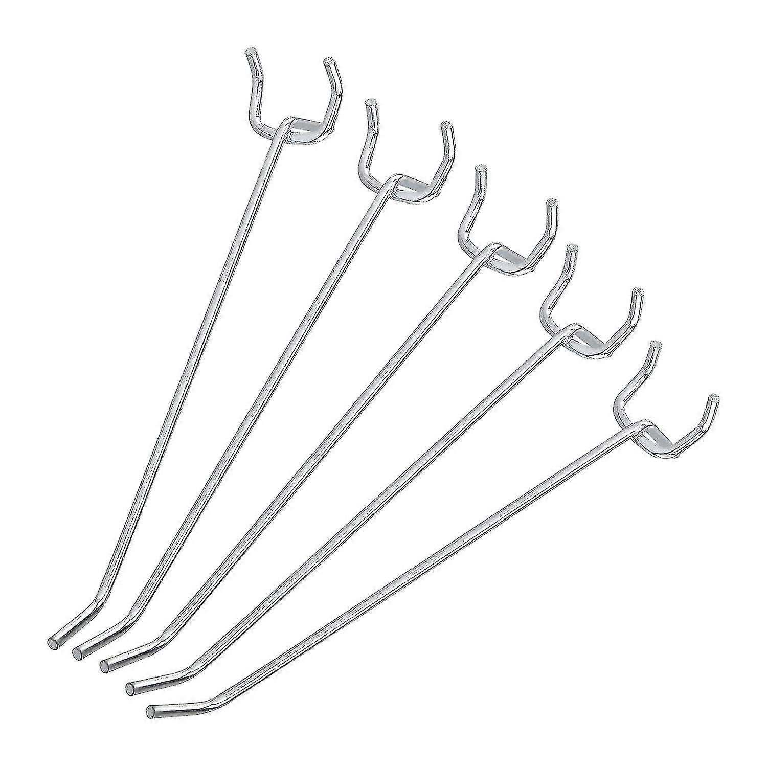 50 Pcs 6-inch Pegboard Hooks Shelving Hooks And Organizer Assortment