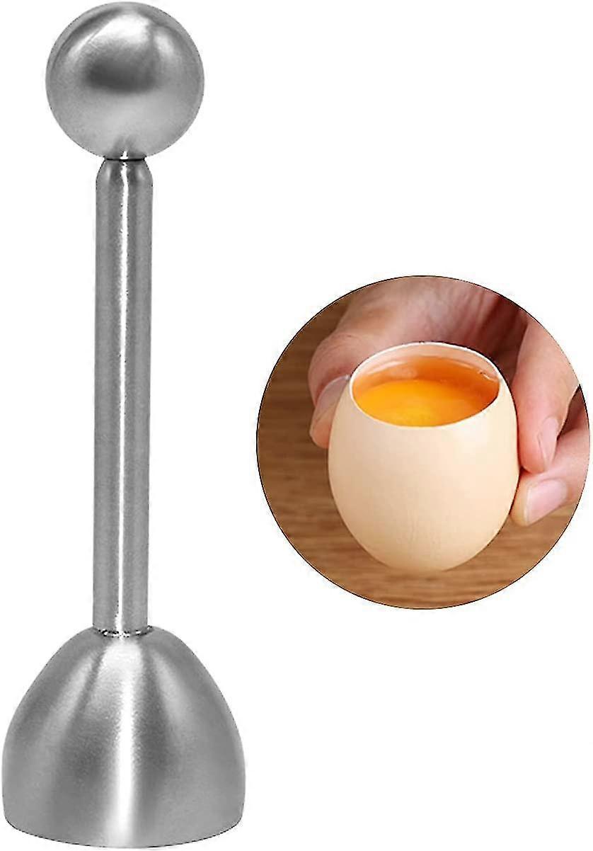 Soft Hard Boiled Egg Cracker Topper Acier inoxydable Egg Cracker Topper