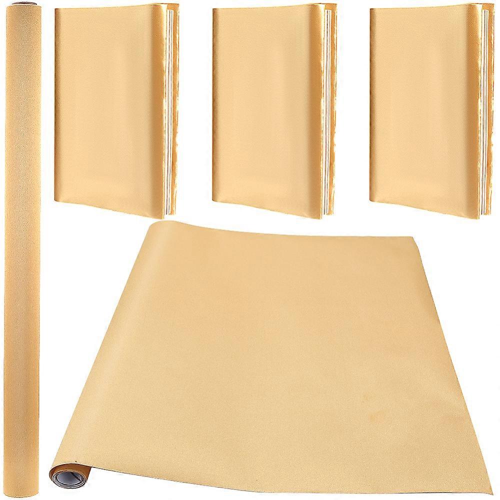 43.3 x 16.53" Silk Cloth Book Cloth for Book Binding A3-A8 Gold Fabric Surface Paper Backed Bookcover Book Covering Protector Bookbinding Supplies for