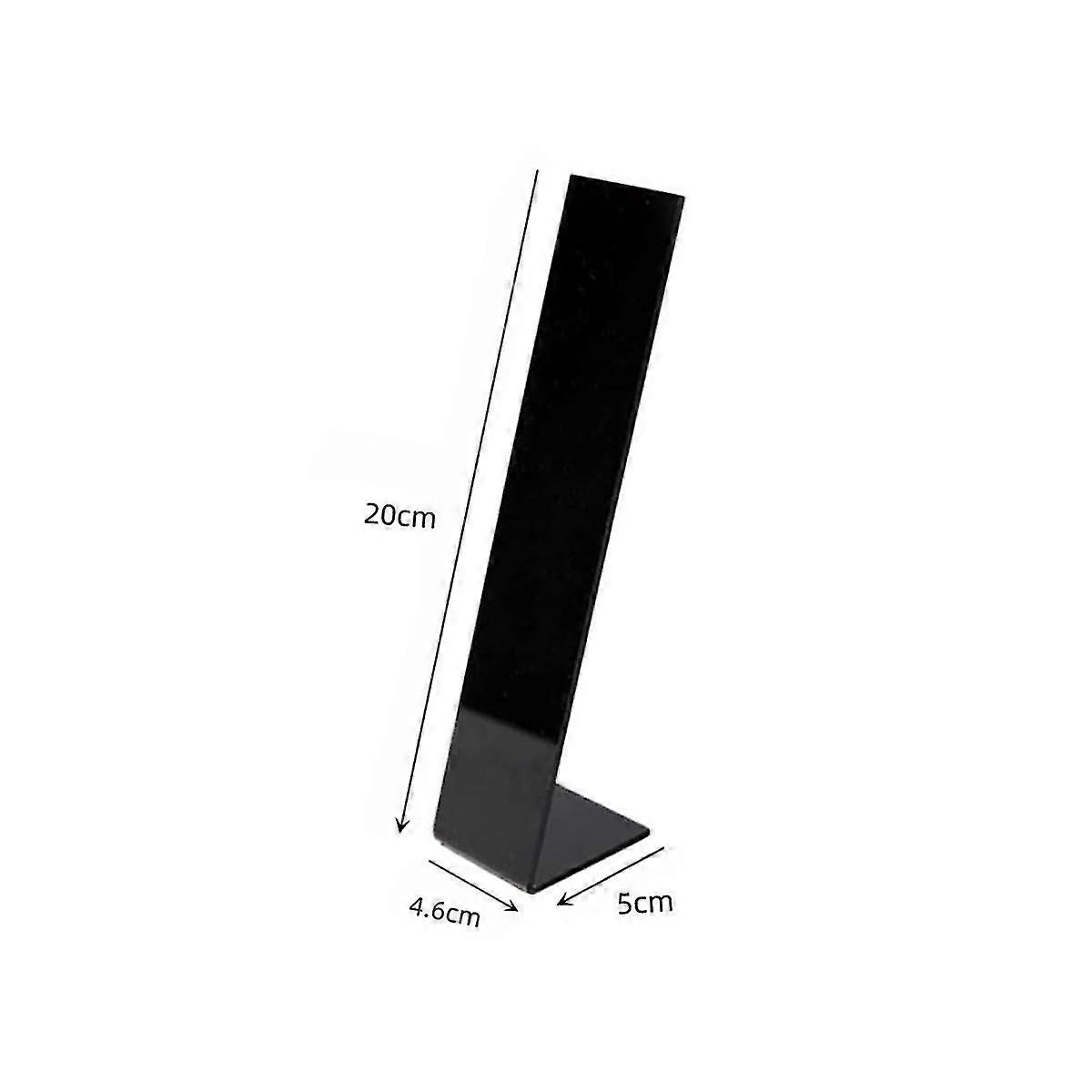 4 stk akryl hårklipp display stativ L-formet hårnålsholder Barrette display holder hår