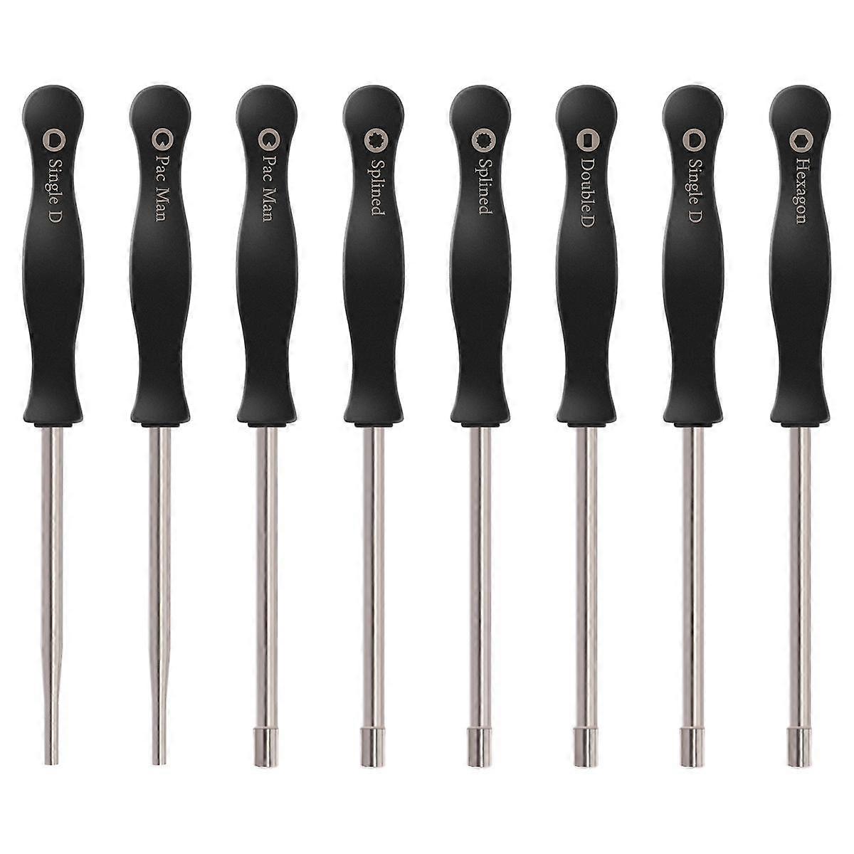 8 pcs Screwdriver Carburetor Adjustment Tool Single D Double D Hexagon Hex Socket Kit Set