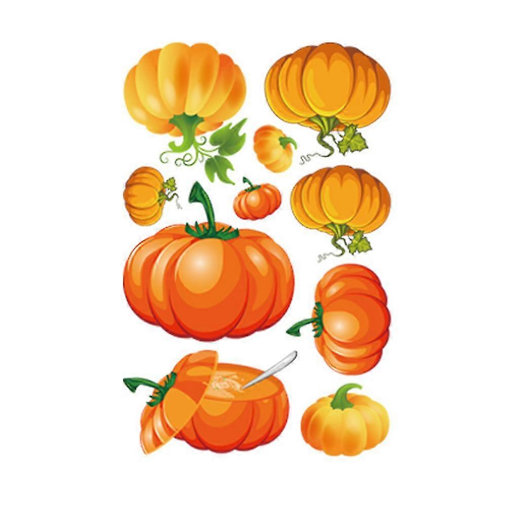 Thanksgiving Turkey Sticker Pumpkin Maple Leaf Fruit Static Sticker