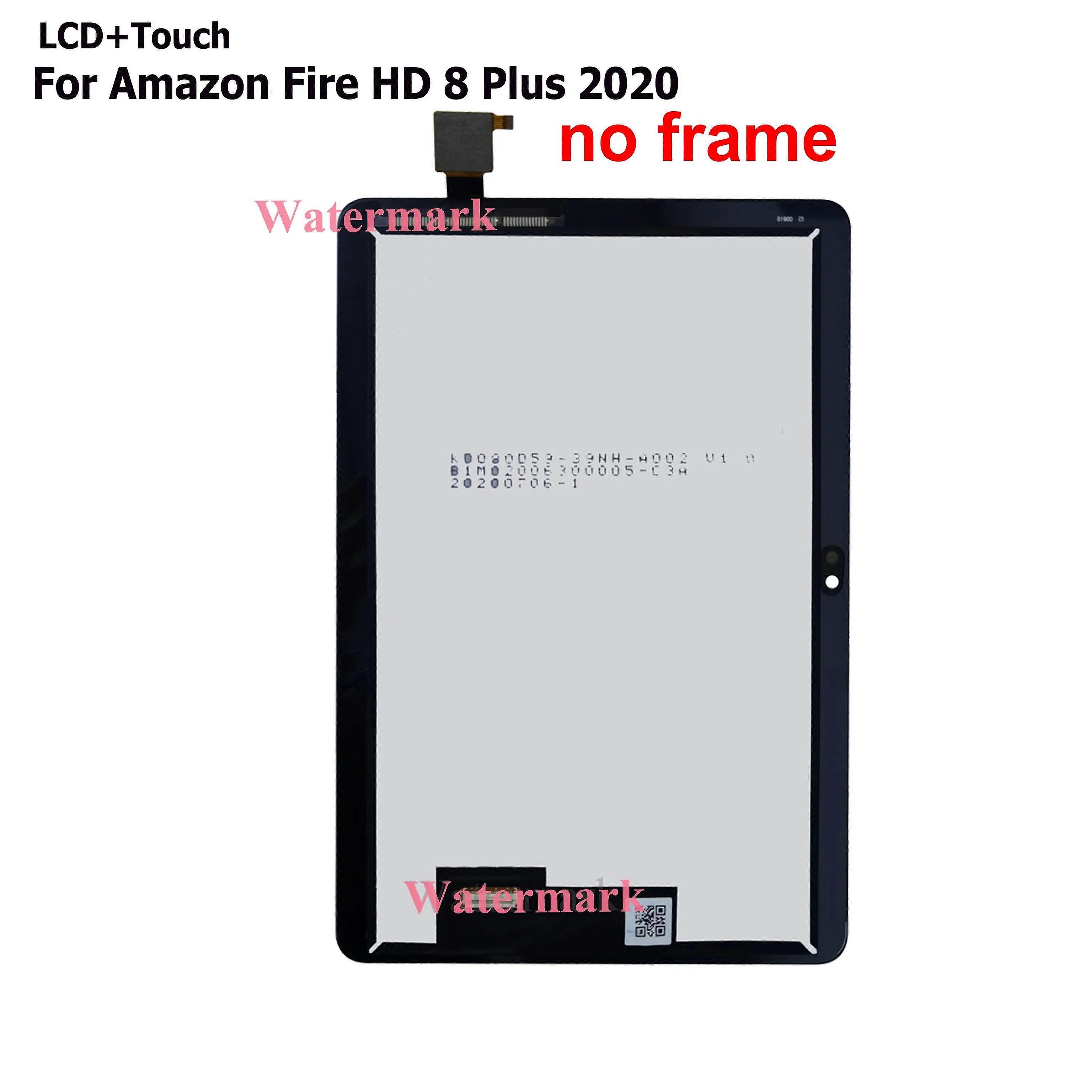 Touch Or LCD For Amazon Fire HD8 2020 10th Gen HD 8 PLUS 2020 K72LL4 LCD Display Touch Screen Digitizer Assembly NO/With Frame