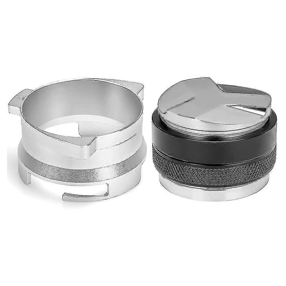 54mm Espresso Dosing Funnel,53 Mm Espresso Tamper Distributor Leveler