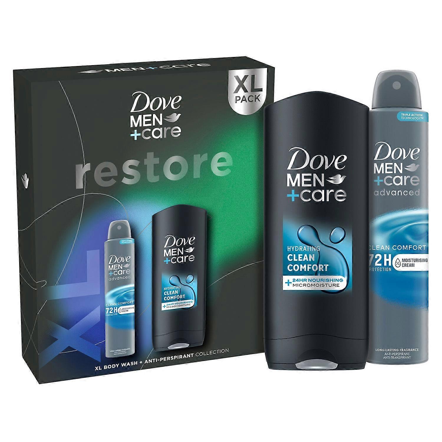 Dove M+C XL Restore Bath & Body 2Pcs Gift Set for Him