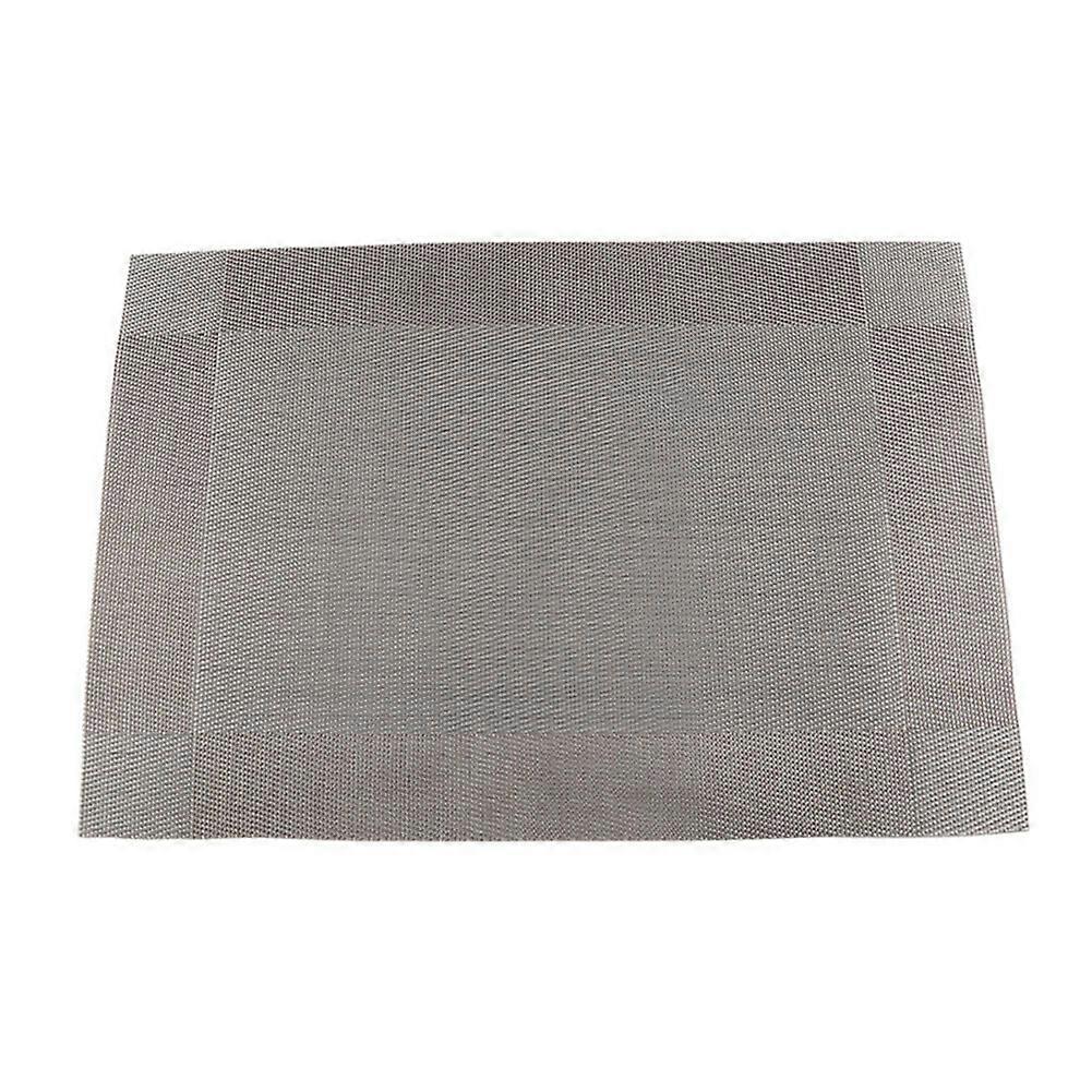 4Pcs Placemat Hotel Table Mat Anti-slip Cup Mat Anti-scalding Fabric Restaurant PVC Table Mat Dish Pad