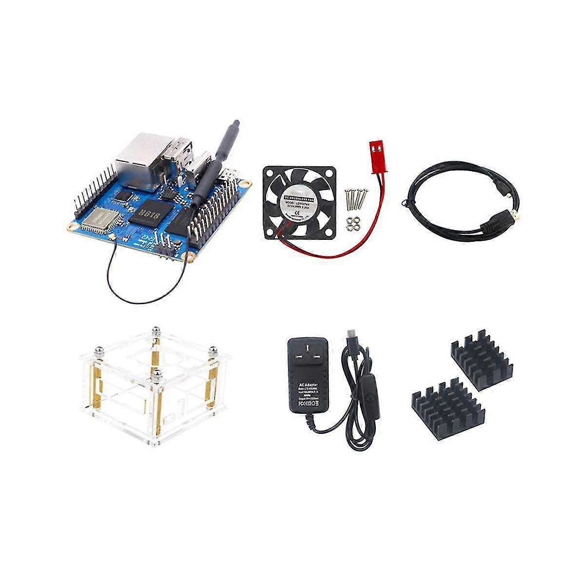 For Zero 3 Development Board 4gb Ram H618 Wifi5+bt 5.0 Gigabit Lan For Android 12 Debian12 Ubuntu22.04 Uk Plug