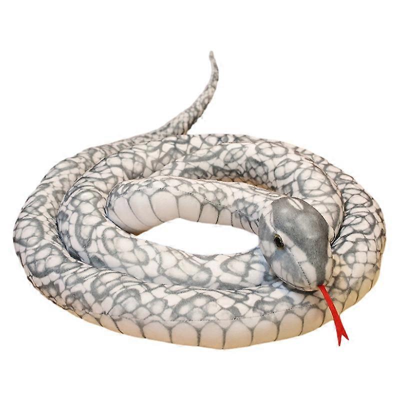 Plüschtier Simulation Schlangenpuppe Gold Python weiße Schlangenpuppe Grabber Puppe