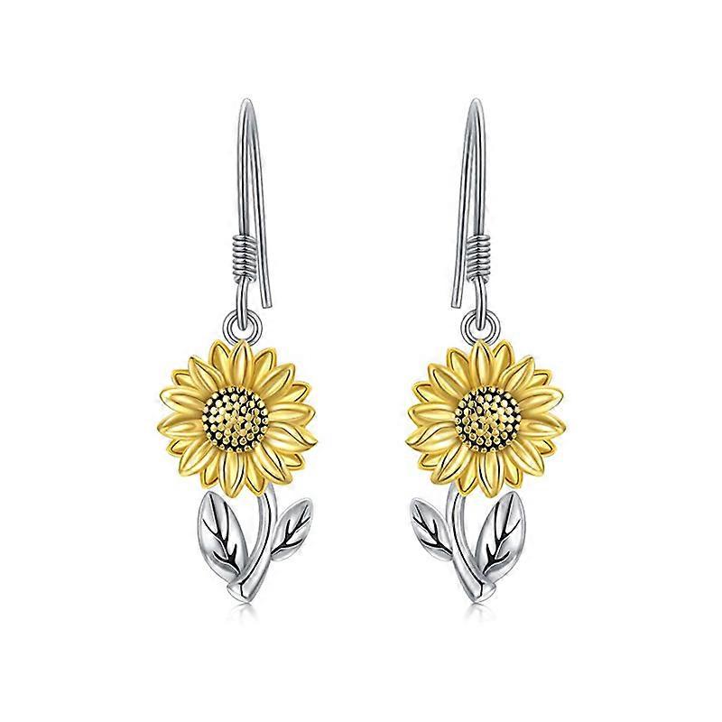 Simple Sunflower Dangle Earrings Simple Statement Drop Dangle Earrings Fashion Accessories