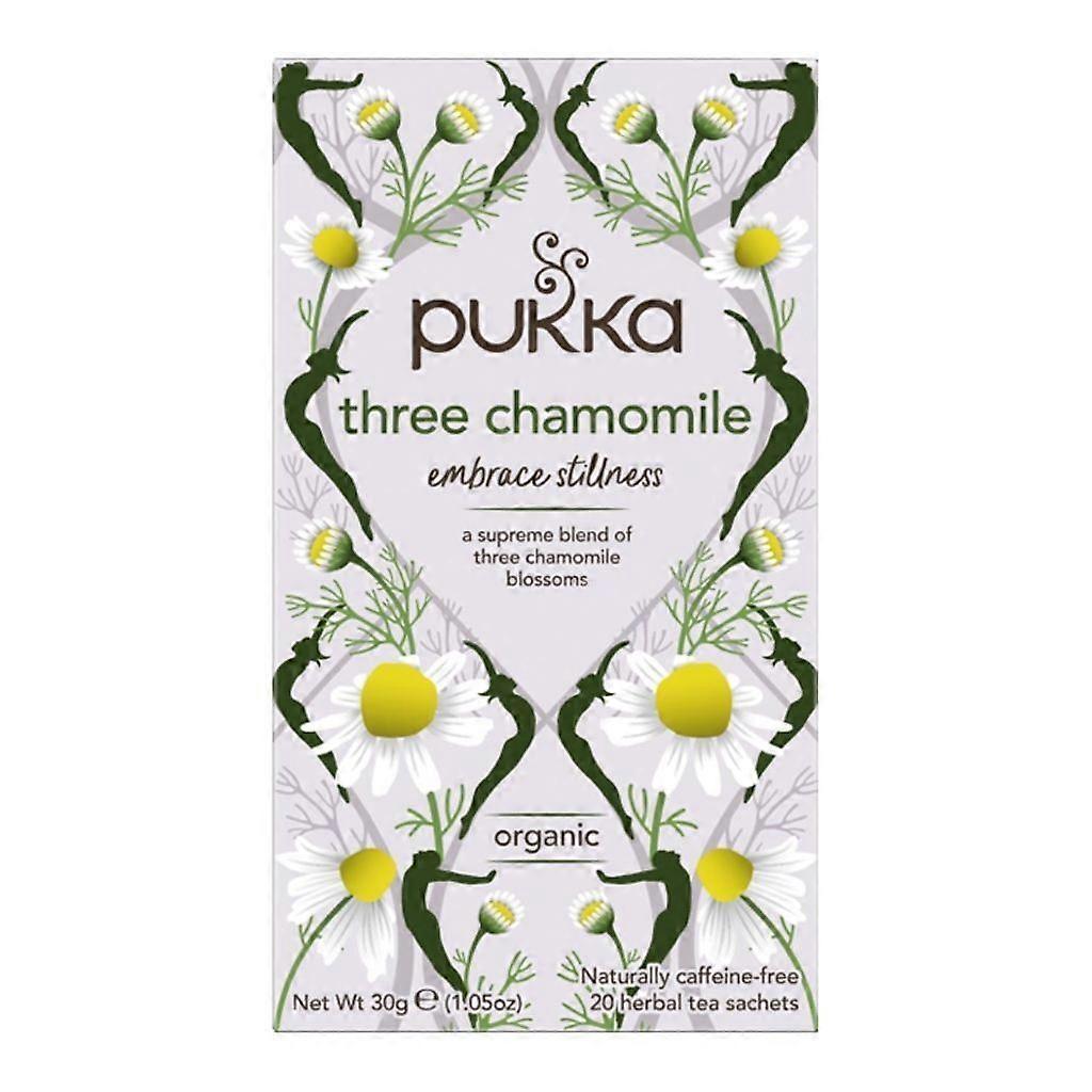 Pukka drie kamille theezakjes 80