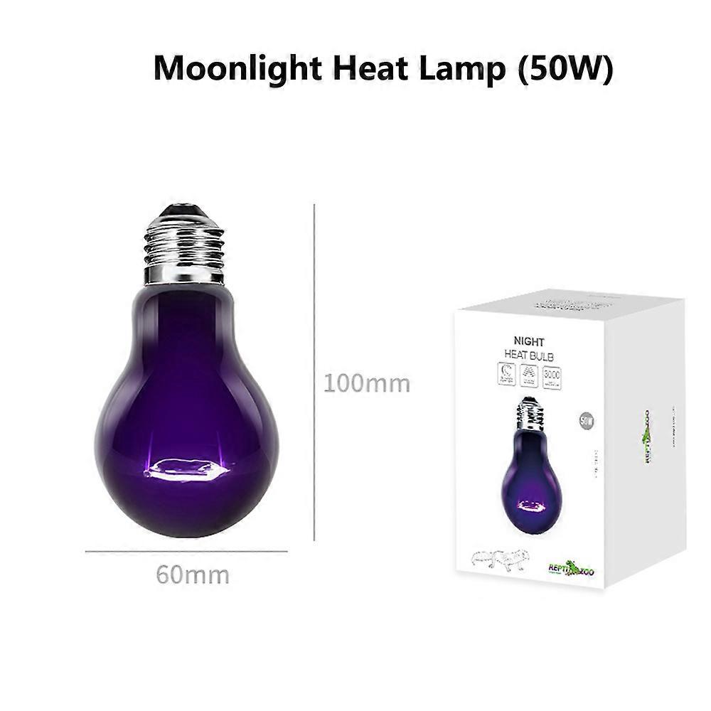 Reptizoo veilleuse lampe de source de lumière naturelle simulée 220V pour lézard tortue séchage dos lumière reptile terrium accessoires