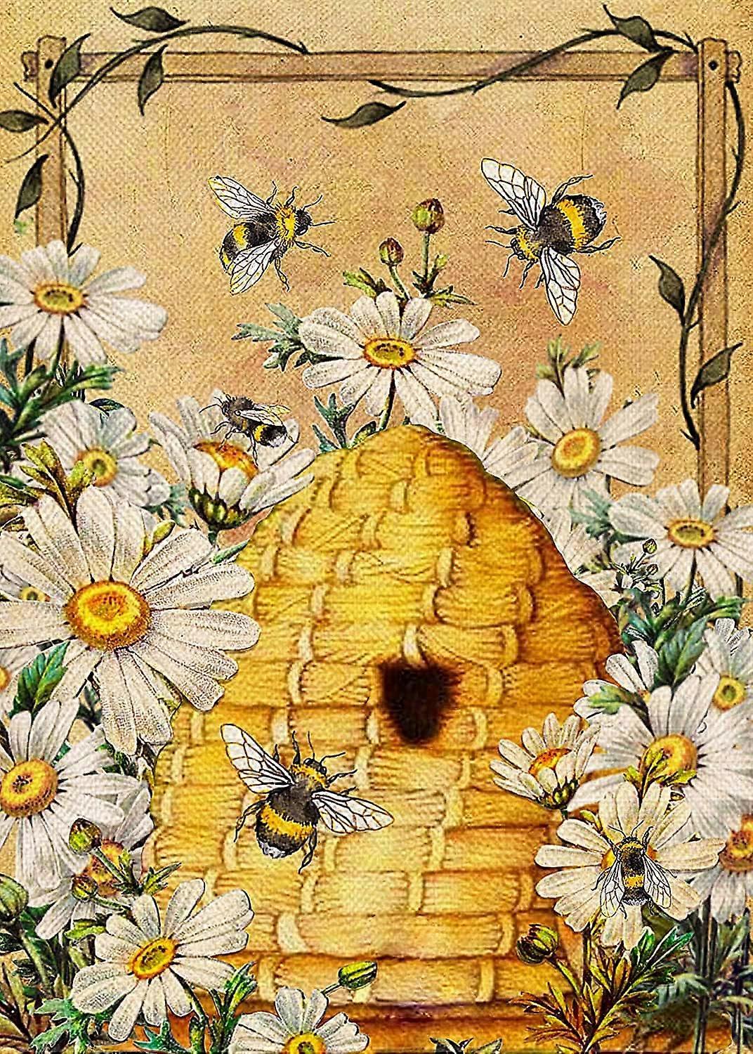 5D Diamond Painting Kit-Bee 30x40cm (Style 7)