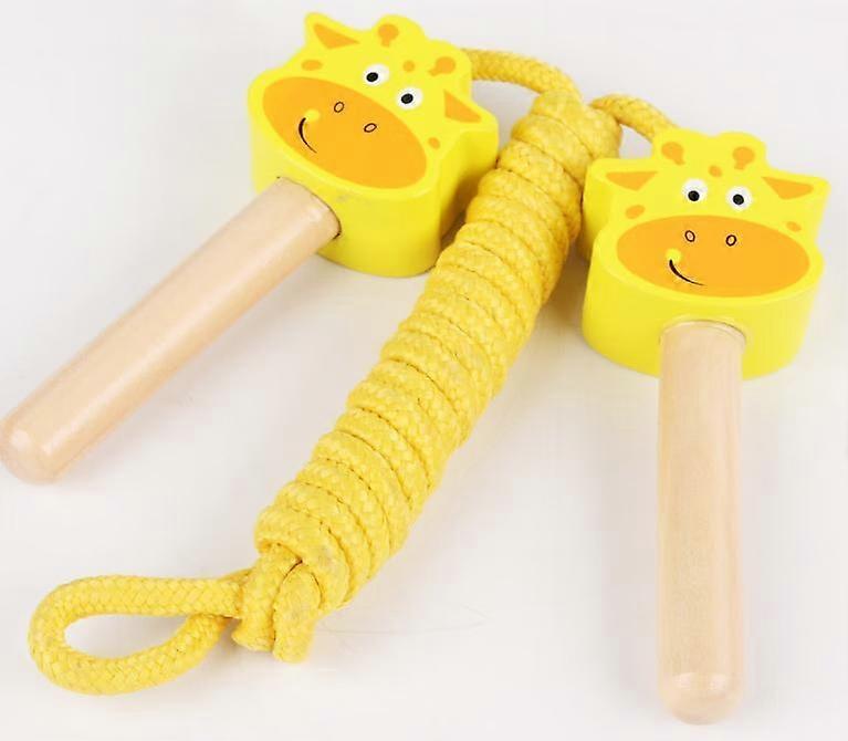 Blue Unique animal handle and adjustable precise rope length for healthy exercise.